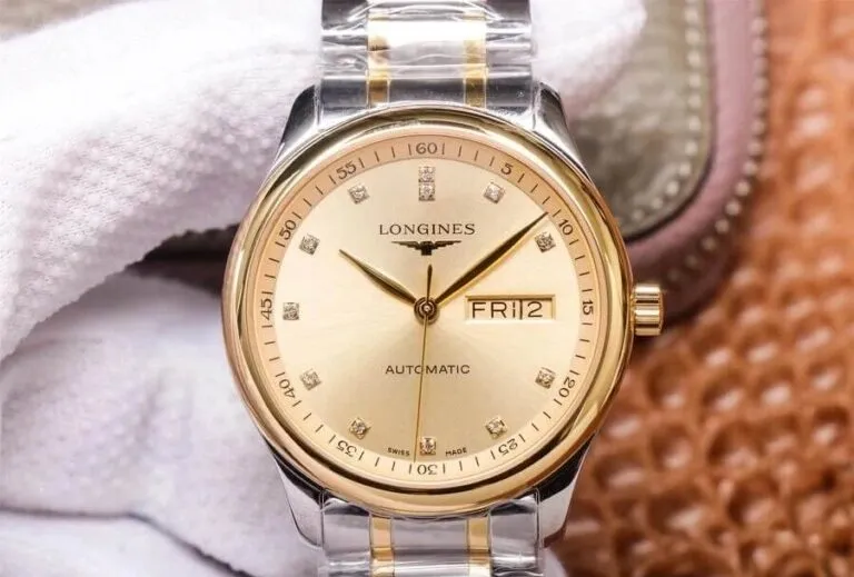 Longines Master Collection L2.755.5.37.7 KY factory 1:1 Best Edition Replica Watch Diamond Bezel